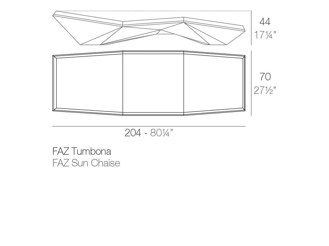 Садовая кровать Vondom Faz ARCH-00049781 - Вид №3