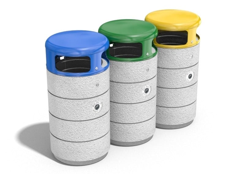 Наружные бетонные стойки для мусора для утилизации отходов ENCHO ENCHEV - ETE 128/235R ARCH-00023143 - Вид №4