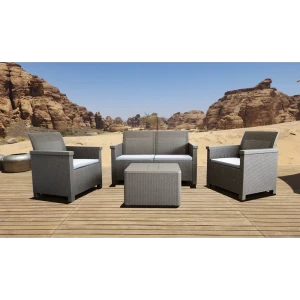 89379511 Набор садовой мебели Basegi пластик капучино STLM-1462635