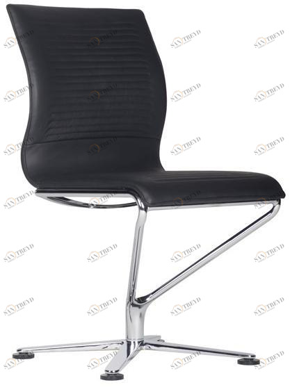 ZÜCO Стул для конференций с кожаным и стальным основанием Riola Ra 111