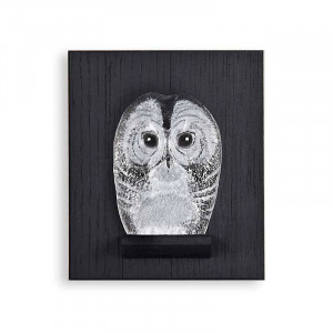 63064 Скульптура из прозрачного хрусталя «Миниатюрный Совенок», 115/135 мм. Maleras