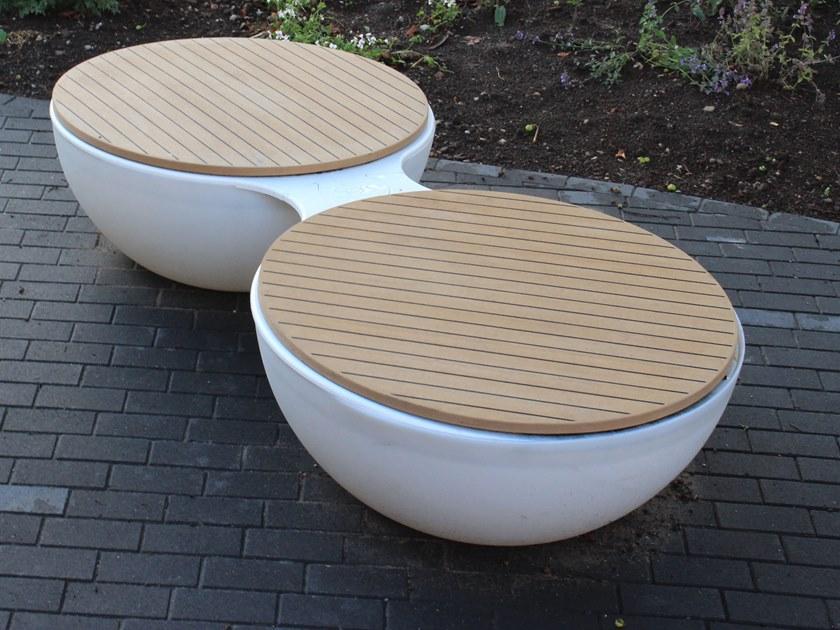 Väliala Круглая скамья из тика без спинки sun-id-1438892 - Вид №3