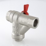 VT.294.N.05 Кран шаровой со встроенным прямым фильтром Valtec 3/4"  - Вид №5