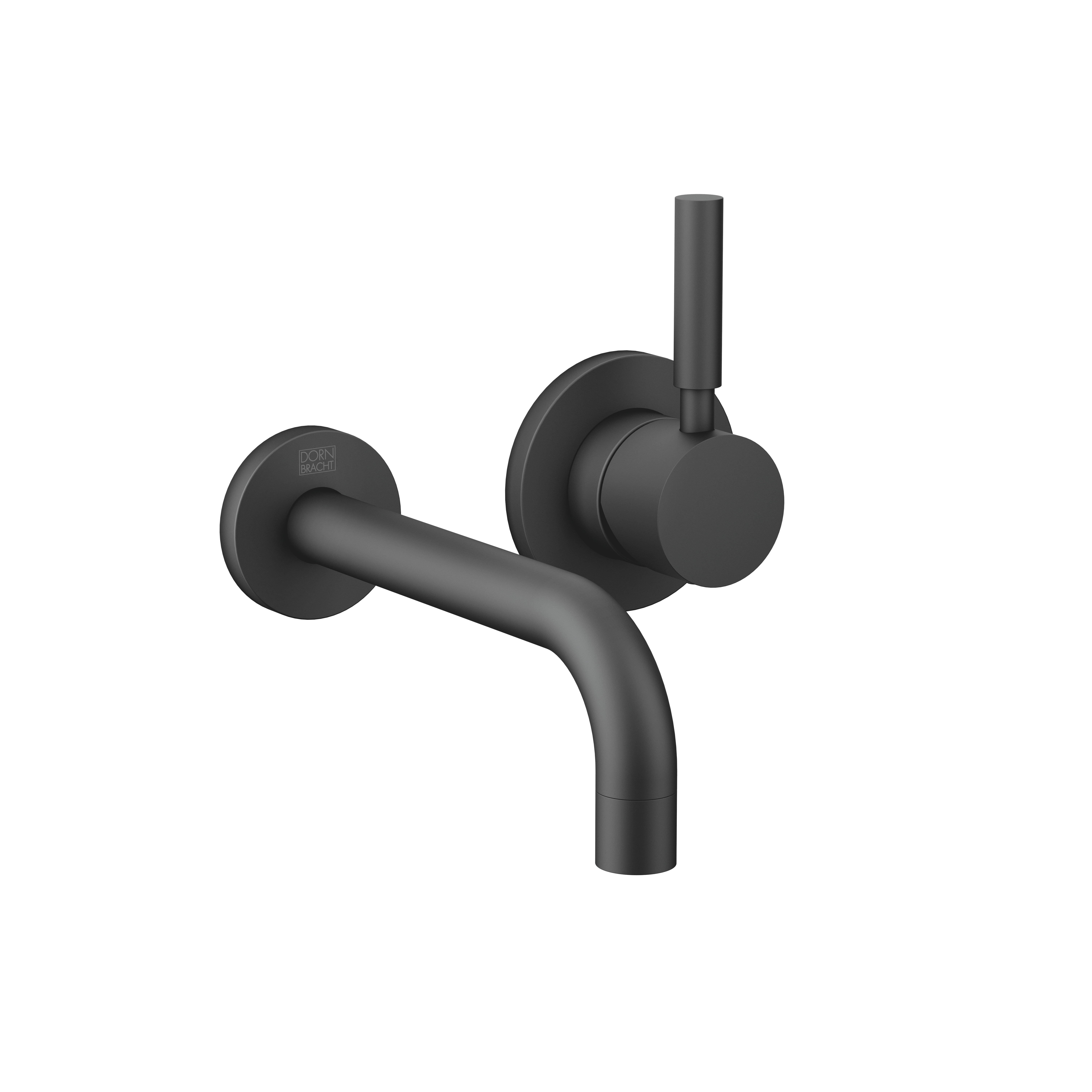 EDITION PRO Смеситель для раковины, настенный, однорычажный, без донного клапана - матовый черный DornBracht 36810626-33