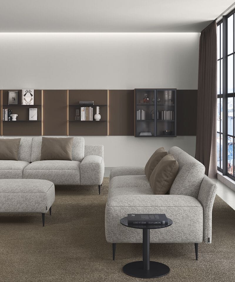 Модульный тканевый диван Febal Casa подпись ARCH-00056236 - Вид №6