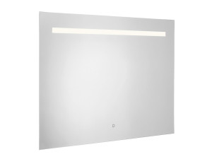 Прямоугольное зеркало со встроенным освещением для ванной комнаты