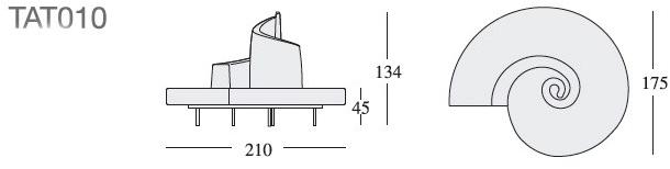 edra Изогнутый бархатный диван  Tat010  - Вид №8