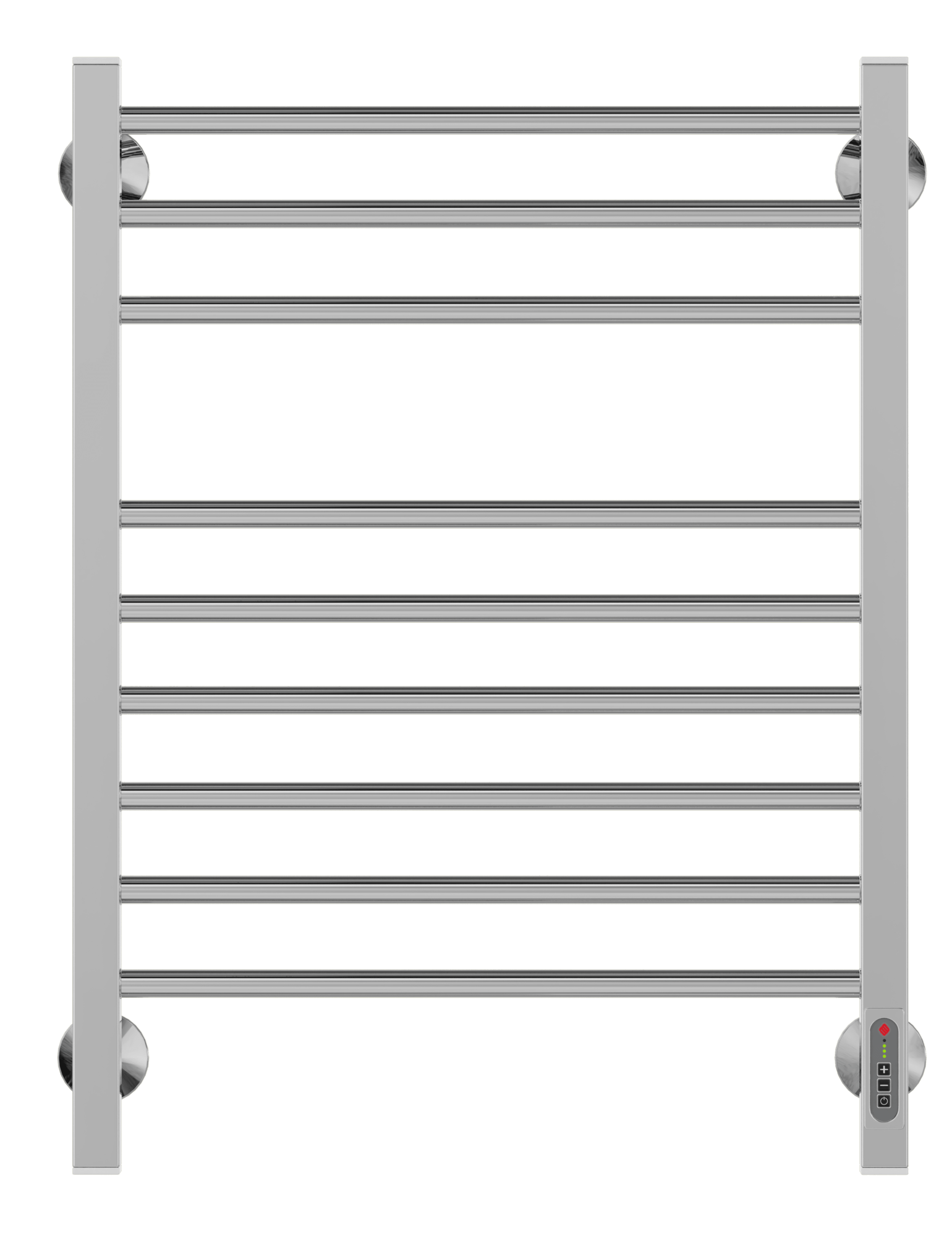 4660059580319 ЭЛЕКТРИКА Сицилия П9 500х700 (6+3) электро (new встроен.диммер) Полотенцесушитель TERMINUS Нержавеющая сталь  - Вид №1