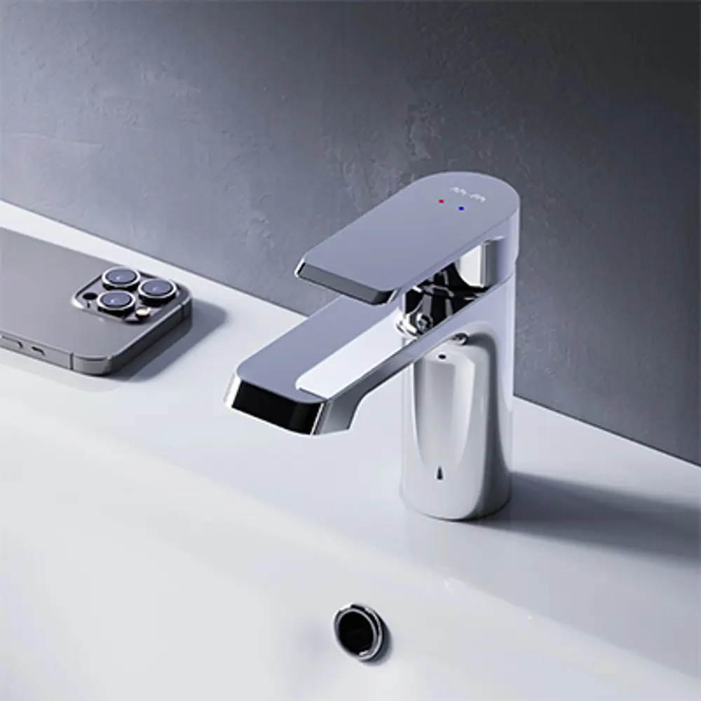 Смеситель AM.PM Flash для раковины с верхним рычагом 86406010 STLM-0967433 - Вид №6