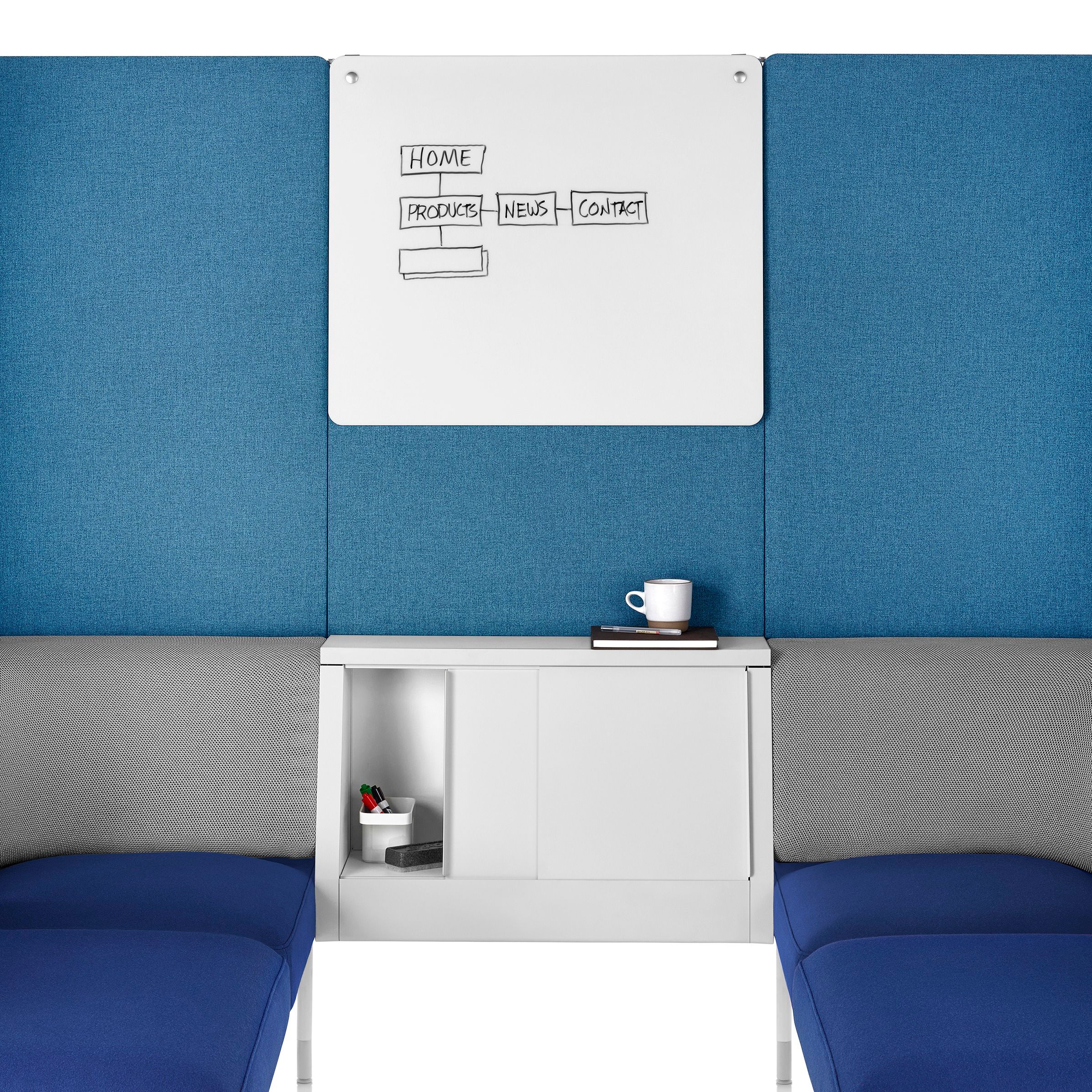 Офисный остров для кофе-брейка Herman Miller Public Office Landscape ARCH-00099823 - Вид №5