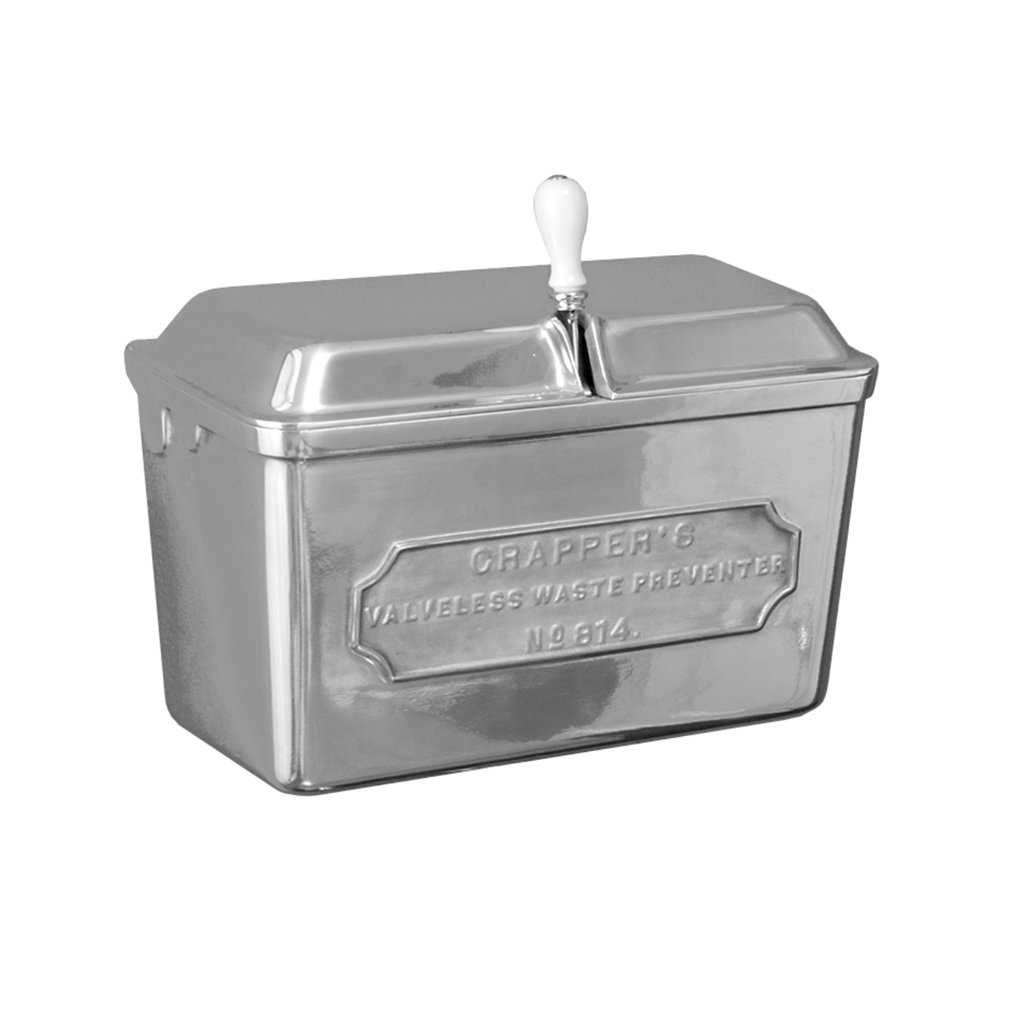 TC814LLPA Бачок из полированного металла низкого уровня Thomas Crapper  - Вид №1