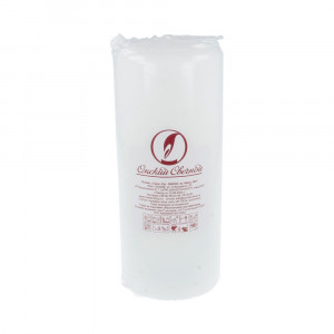 079701 Свеча пеньковая 7 х 17 см 527 г белая Омский Свечной