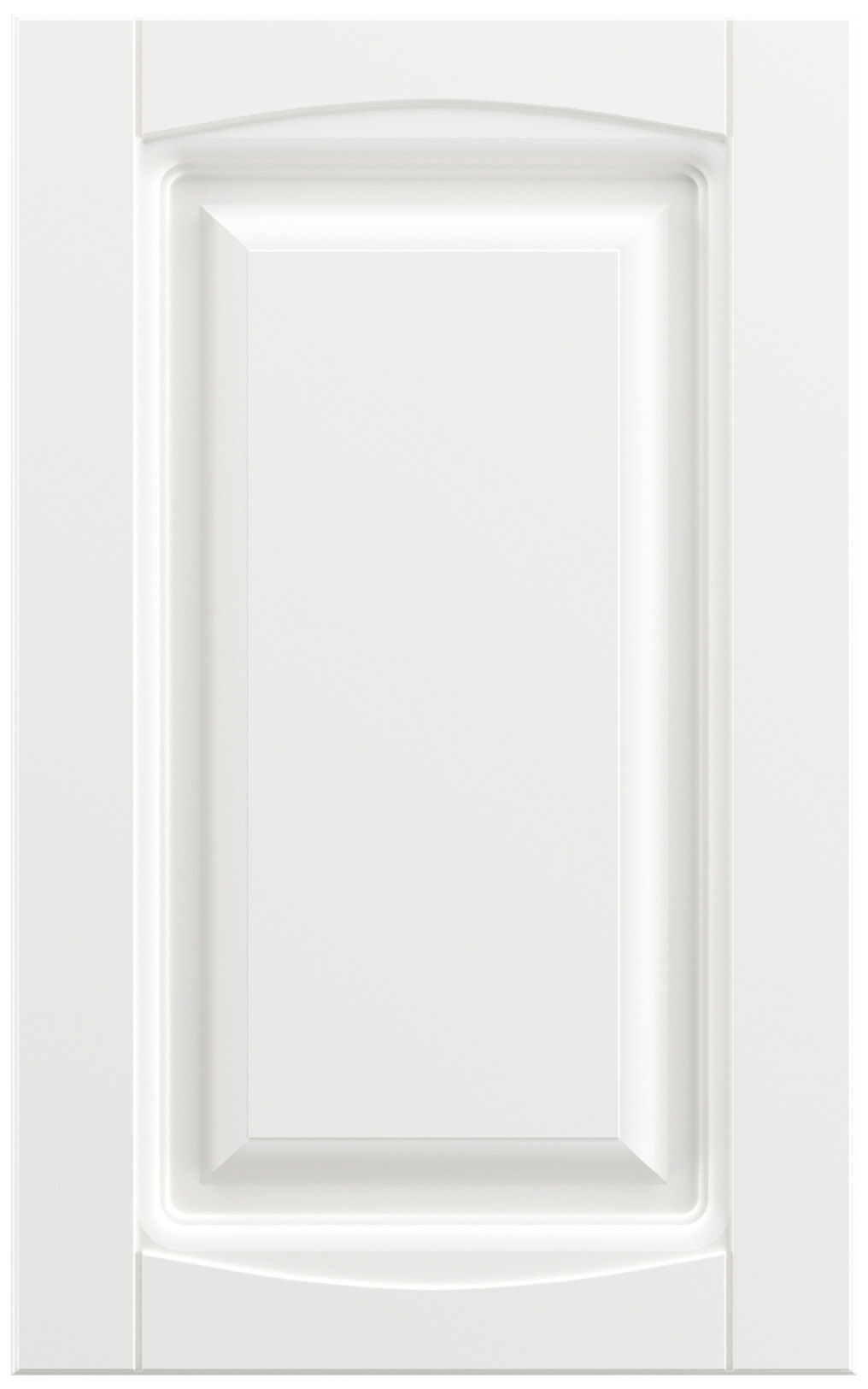 Фасады для кухни Кантри Фрезеровка «Кембридж» Белый снег софт №501 SIDAK SIST158-10383