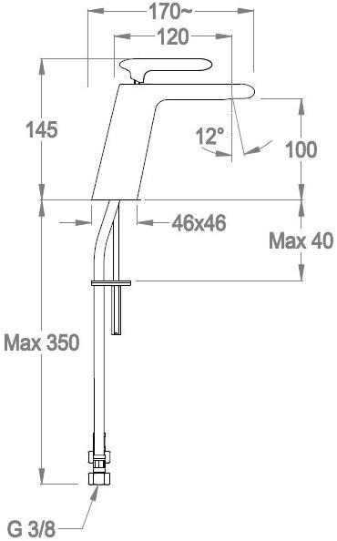 Fir Italia Смеситель для умывальника, однорычажный The outfit 8815272_2 - Вид №2