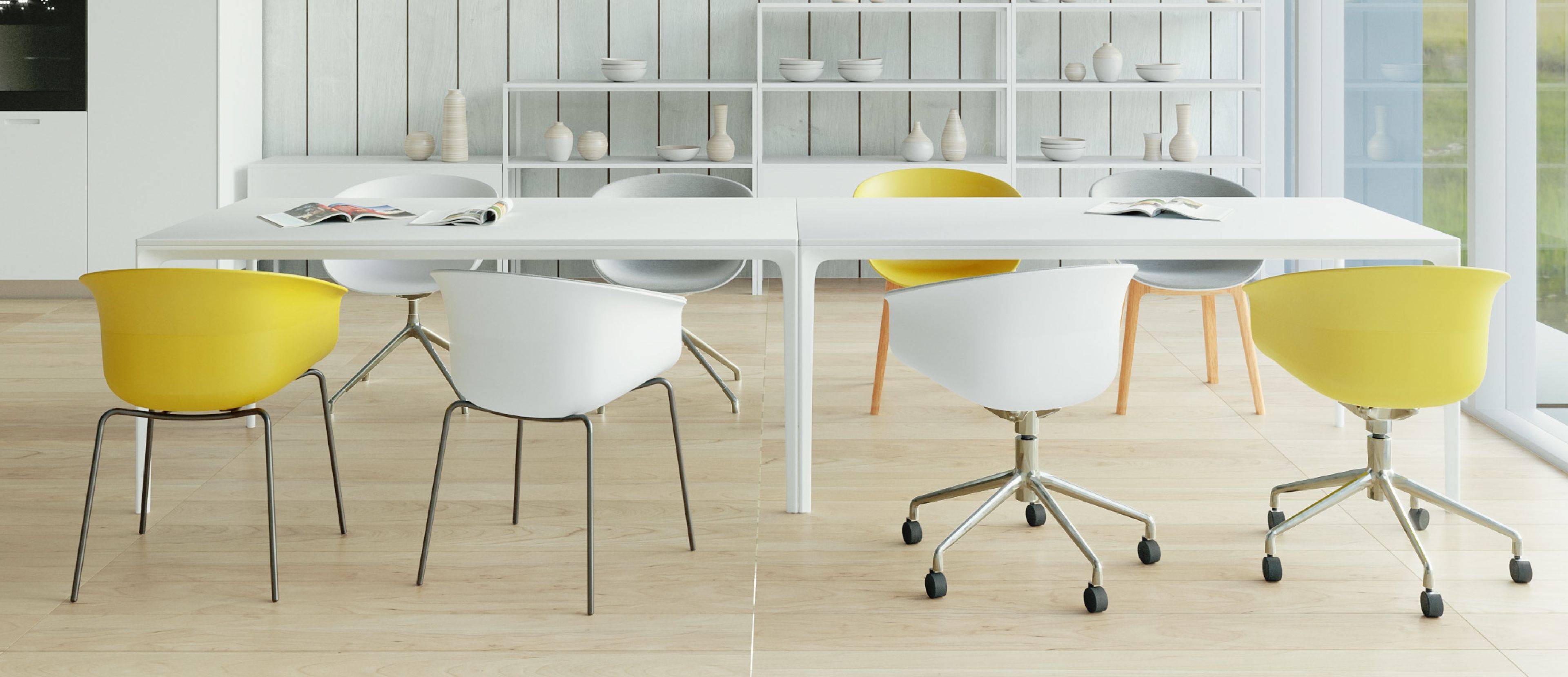 Вращающееся офисное кресло из полипропилена с 5 спицами Grado Design ARCH-00150647 - Вид №1