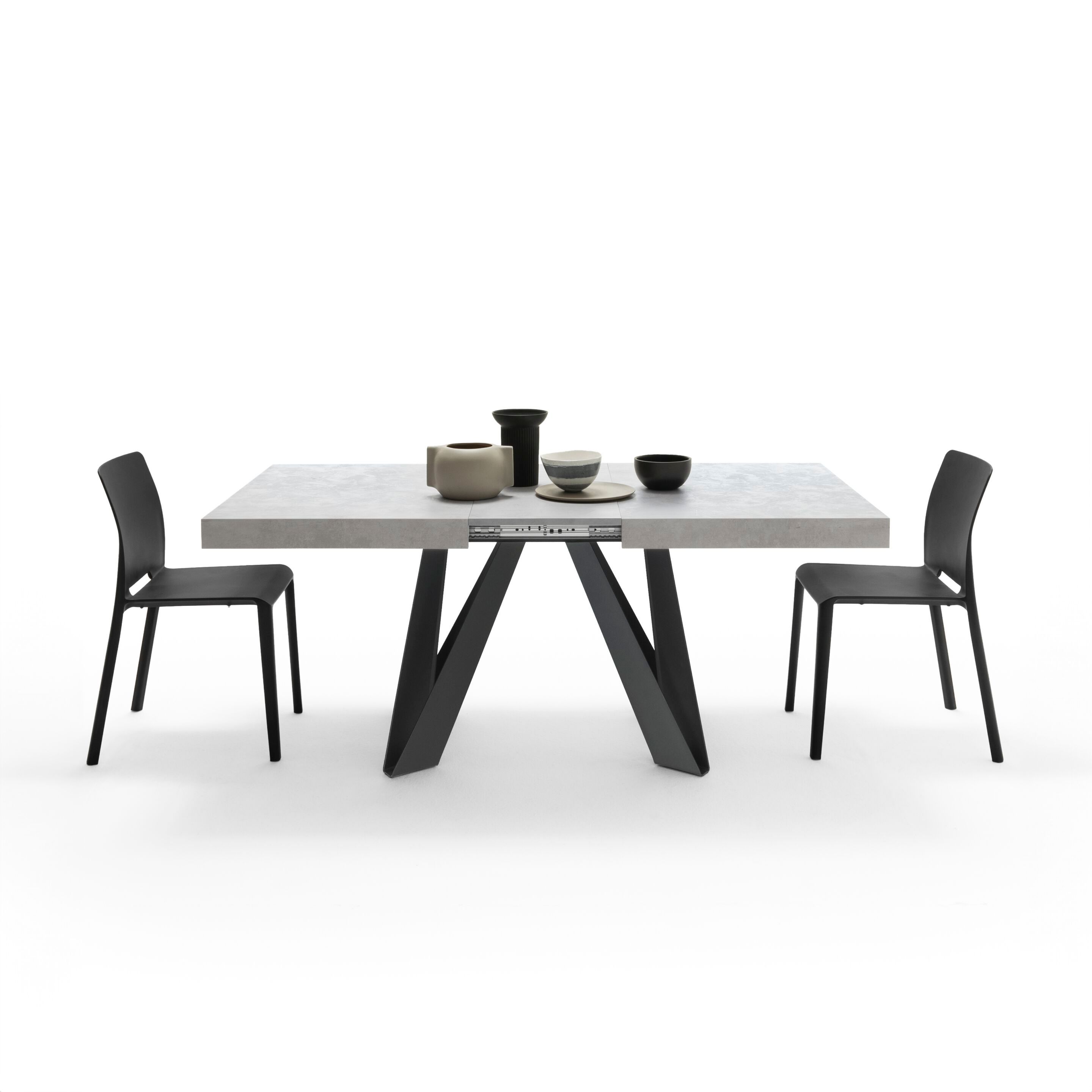 Выдвижной прямоугольный стол из железа с меламиновой столешницей Mobili Fiver ROMINA ARCH-00069646 - Вид №20