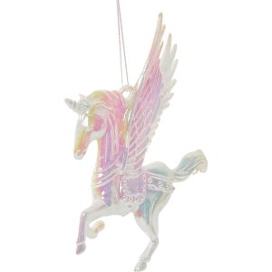 87036502 Елочная игрушка Единорог13.5x11.5 цвет разноцветный STLM-1356092