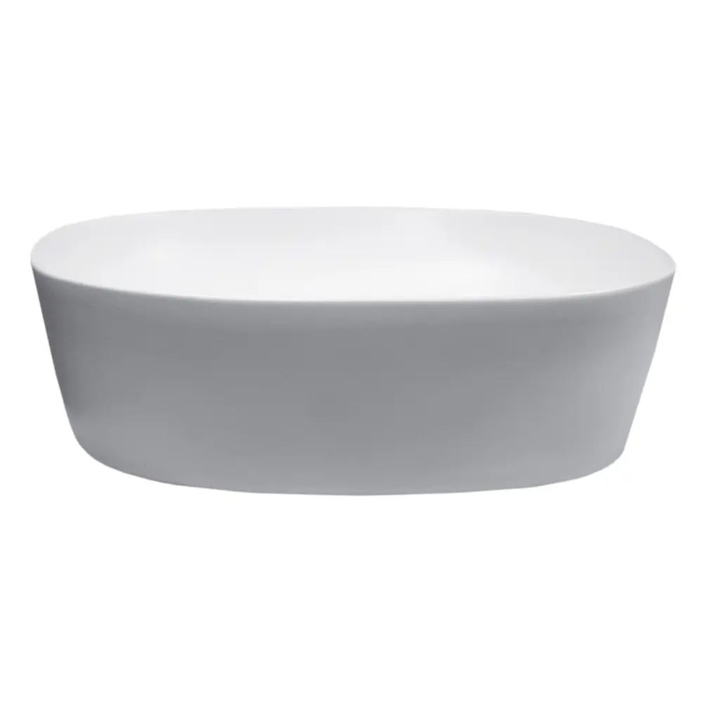 Раковина Slim New накладная 40 см матовая керамика цвет белый 86851526 STLM-2024088 Santreyd