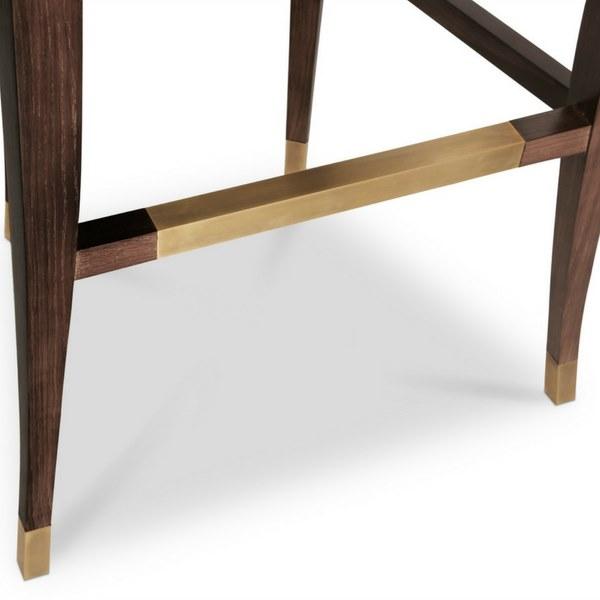 BRABBU Табурет из бархата с ворсом Bourbon sun-id-1372368 - Вид №4