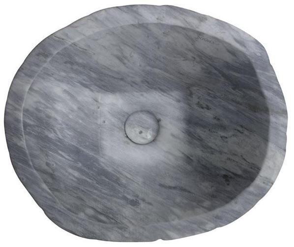 Trr01t Подвесная раковина настенная овальная Horganica Terra белая - Вид №1