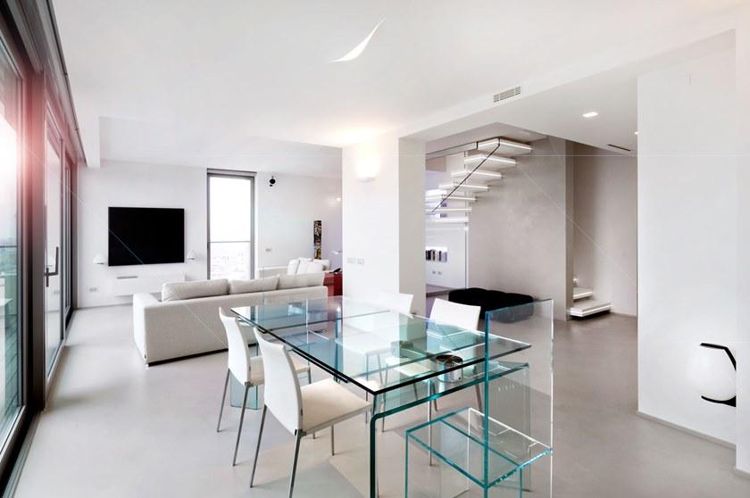 Officine Sandrini Открытая лестница из Corian® sun-id-1395612 - Вид №4