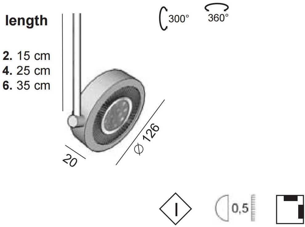 BEL-LIGHTING Регулируемый светодиодный потолочный светильник  1182  - Вид №1