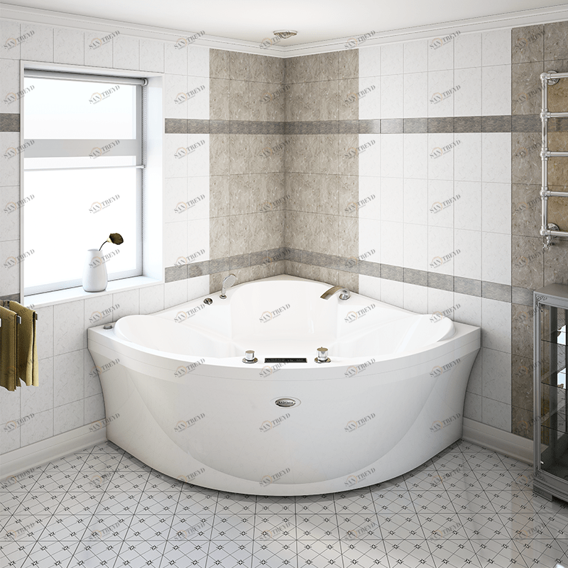 Ванна акриловая "ФИЛАДЕЛЬФИЯ", 1680х1680, рама-подставка Radomir 1-01-0-0-1-042