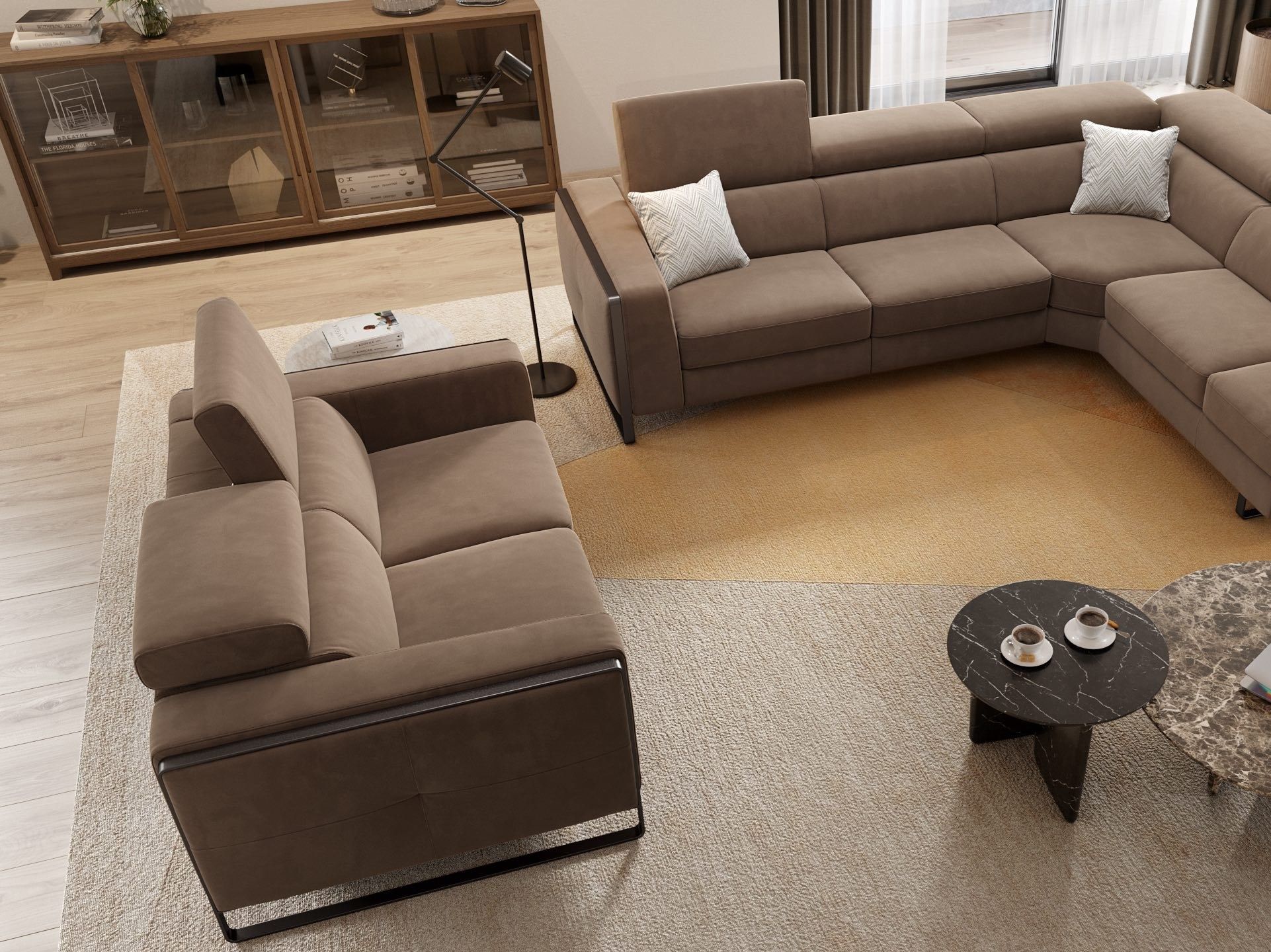 3-местный тканевый диван Sofanella Manzano ARCH-00109133 - Вид №7