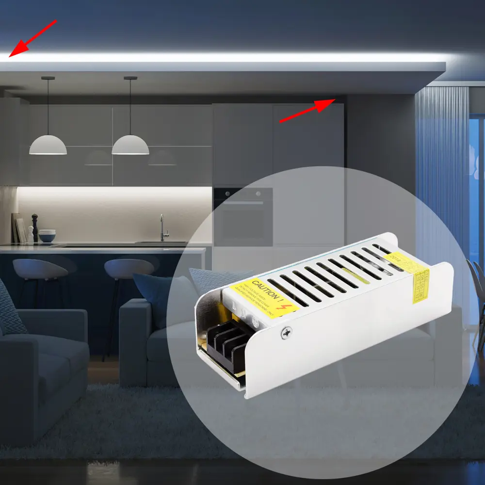 APEYRON Блок питания 40Вт 12В для светодиодного освещения 13444583 STLM-0003168 - Вид №10