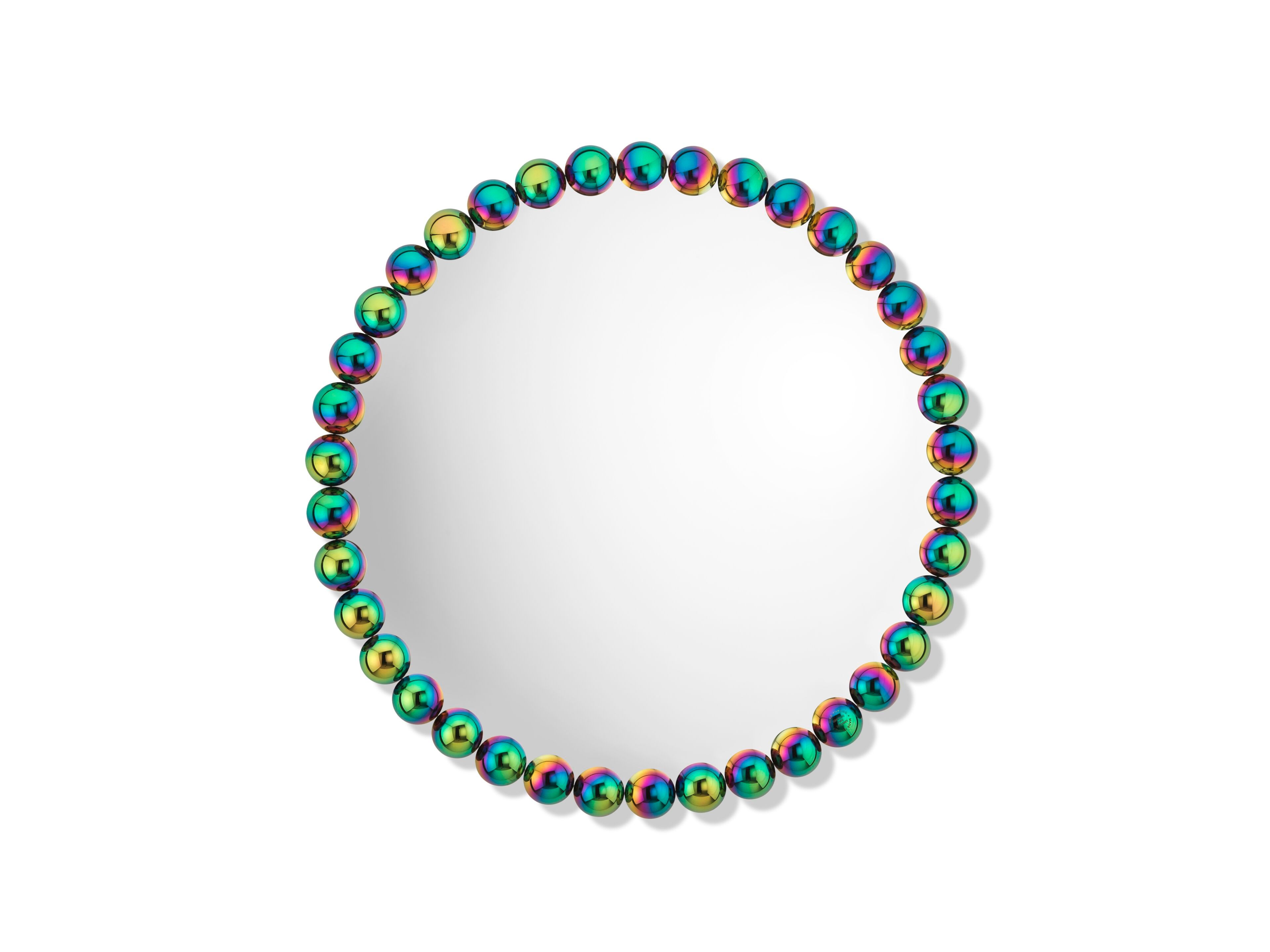 Настенное круглое латунное зеркало GHIDINI1961 драгоценный камень ARCH-00023306 - Вид №1