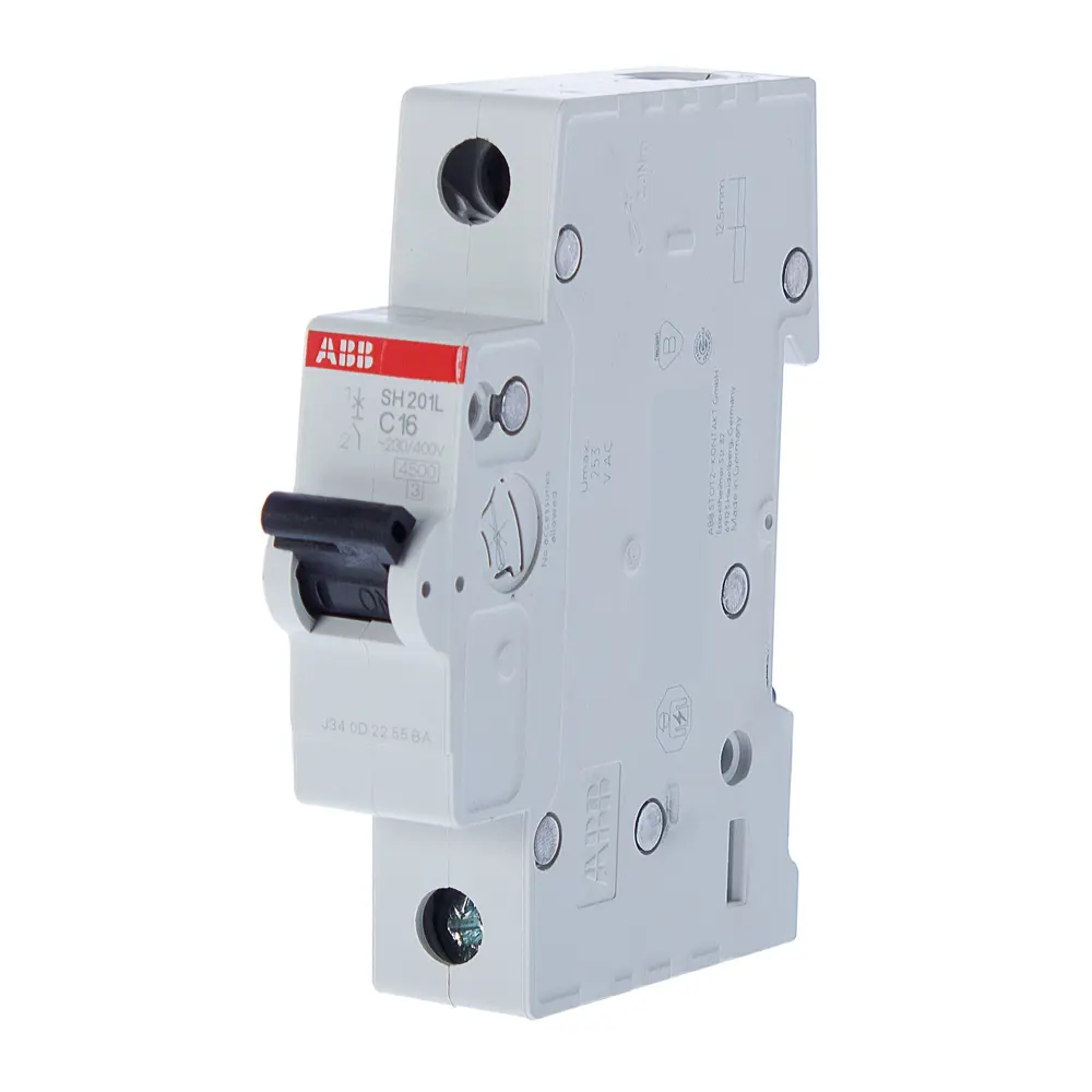 Автоматический выключатель ABB SH201L 1P C16 А 4.5 кА 2CDS241001R0164 10061739 STLM-2006416 