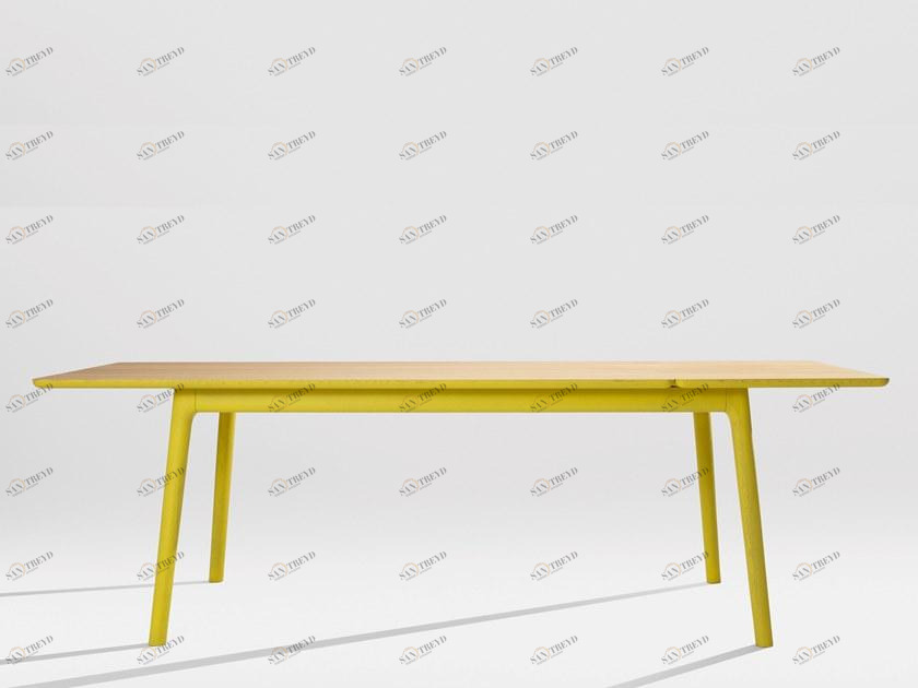 ZEITRAUM Прямоугольный раздвижной деревянный стол E8 sun-id-1380433