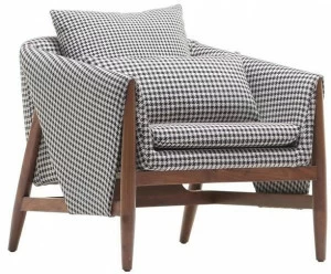 ENNE Кресло из ткани с подлокотниками