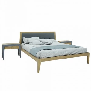 Кровать большая 200х200 Fly new светло-коричневая BRAGIN DESIGN ДИЗАЙНЕРСКИЕ 256411 Бежевый