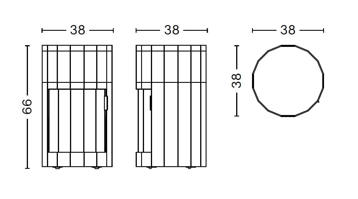Шкаф / корпус ABS Hay FACET CABINET ARCH-00016572 - Вид №20