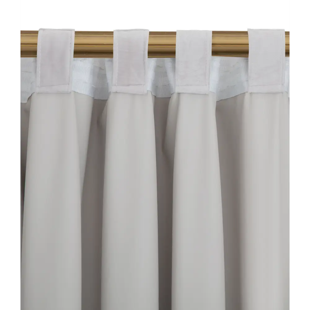 KREAFORTA Annalise - штора блэкаут с лентой и скрытыми петлями 200x280 см экрю 89405466 STLM-1583371 - Вид №7