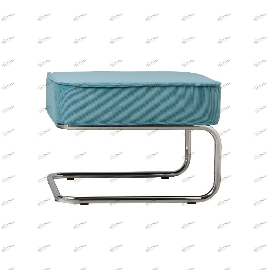 Пуф для ног Lounge Ridge Rib синяя Zuiver 3300004