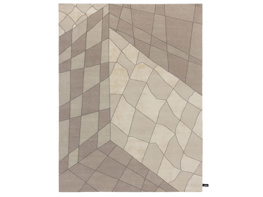 Хлопок ручной работы прямоугольный узор ковер cc-tapis Undyed ARCH-00141027