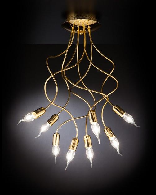 Metal Lux Потолочный светильник из хромированного металла с гибким кронштейном Free spirit classic sun-id-1373179 - Вид №1