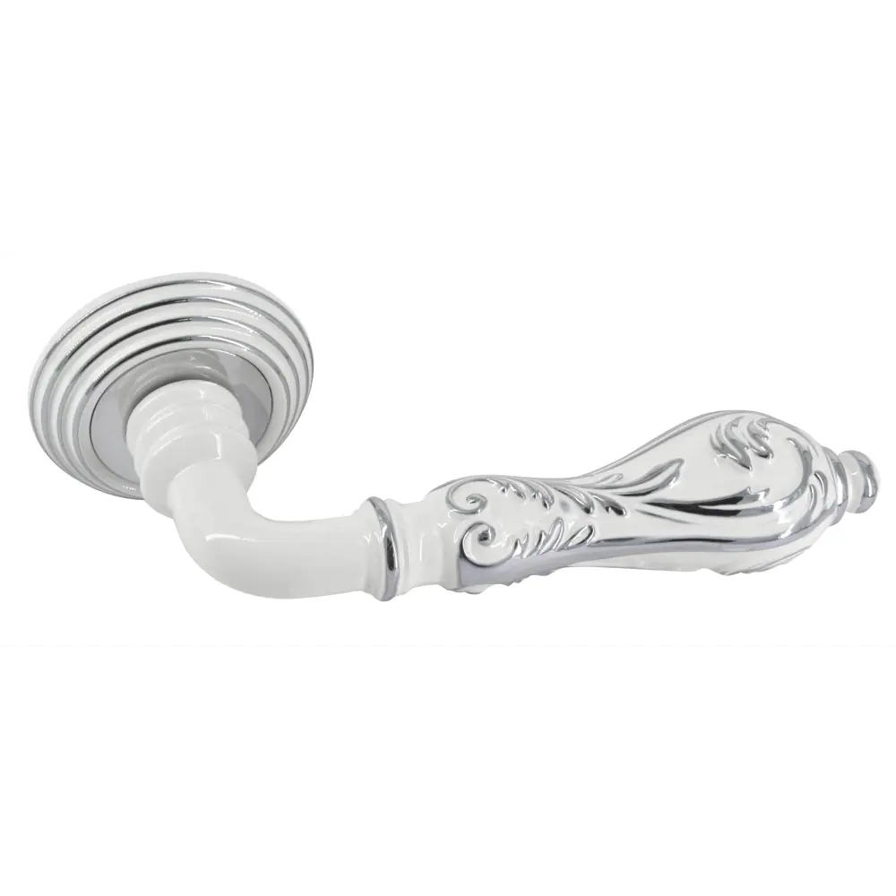 Ручка дверная EDS-V201 ENAMEL / CHROME 82142319 STLM-2018419 EDSON 