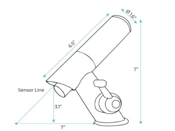 Однорычажный инфракрасный смеситель для раковины Fontana Showers LAROMA ARCH-00133774 - Вид №2