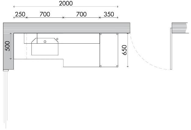 Archeda Постирочный шкаф в нпл для стиральной машины Laundry sun-id-1379996 - Вид №4