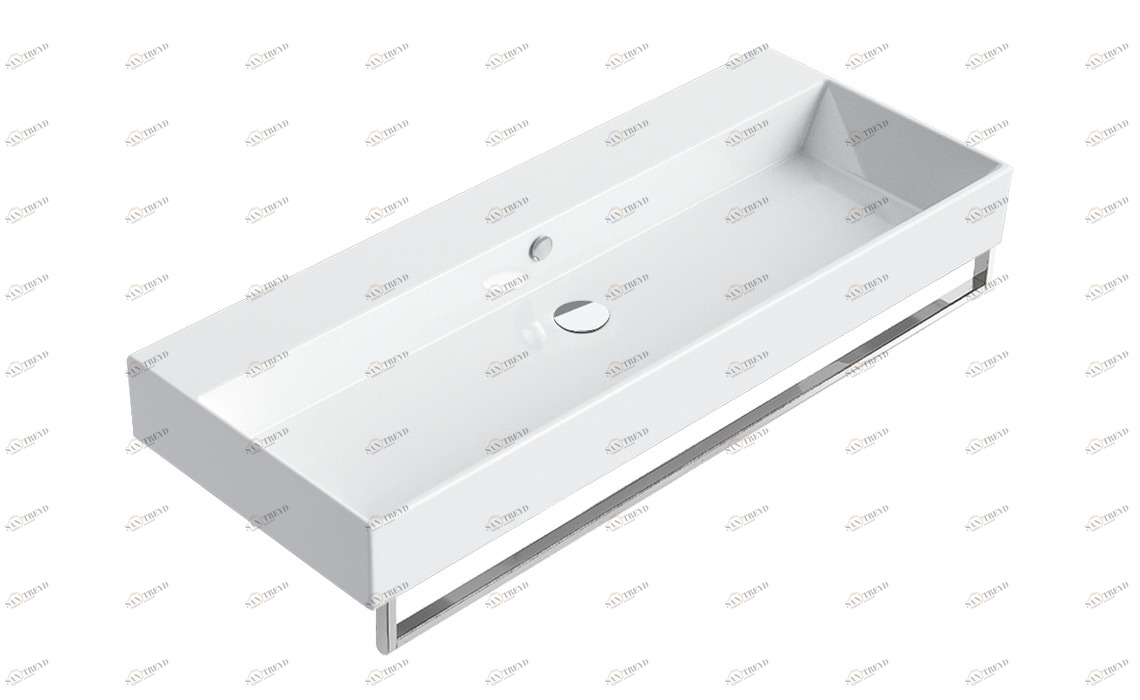 112VP00 Подвесная раковина настенная овальная CERAMICA CATALANO Premium белая