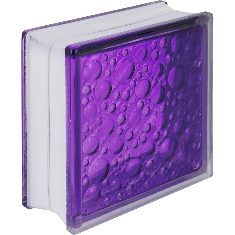 Стеклоблок Богема Савона цвет ярко-аметистовый VITRABLOCK STLM-2139831