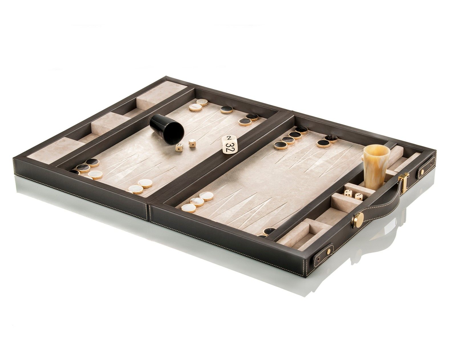 Игра на нубуке с роговыми шашками ARCAHORN Silk Horn ARCH-00129484