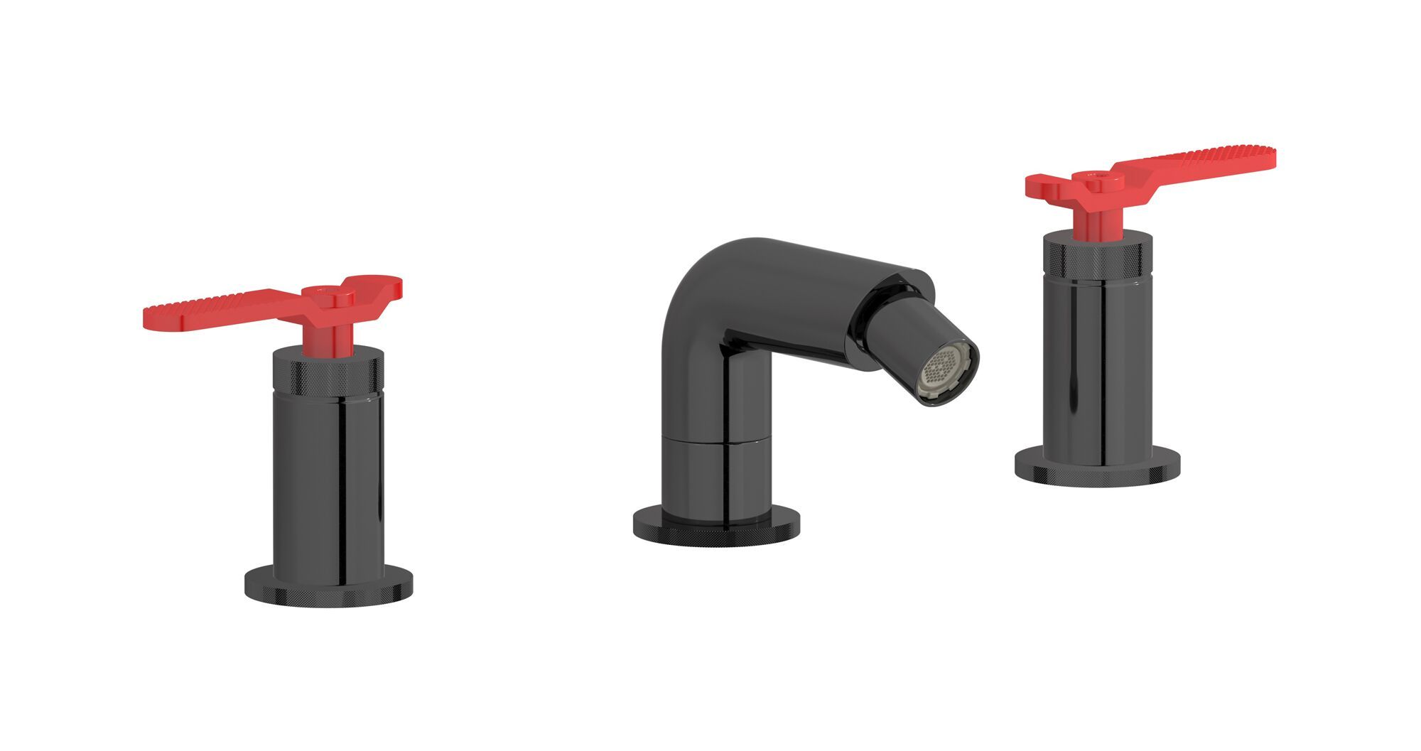 Смеситель для биде с 3 отверстиями для пола с автоматическим сливом IB Bold ARCH-00097351 - Вид №1