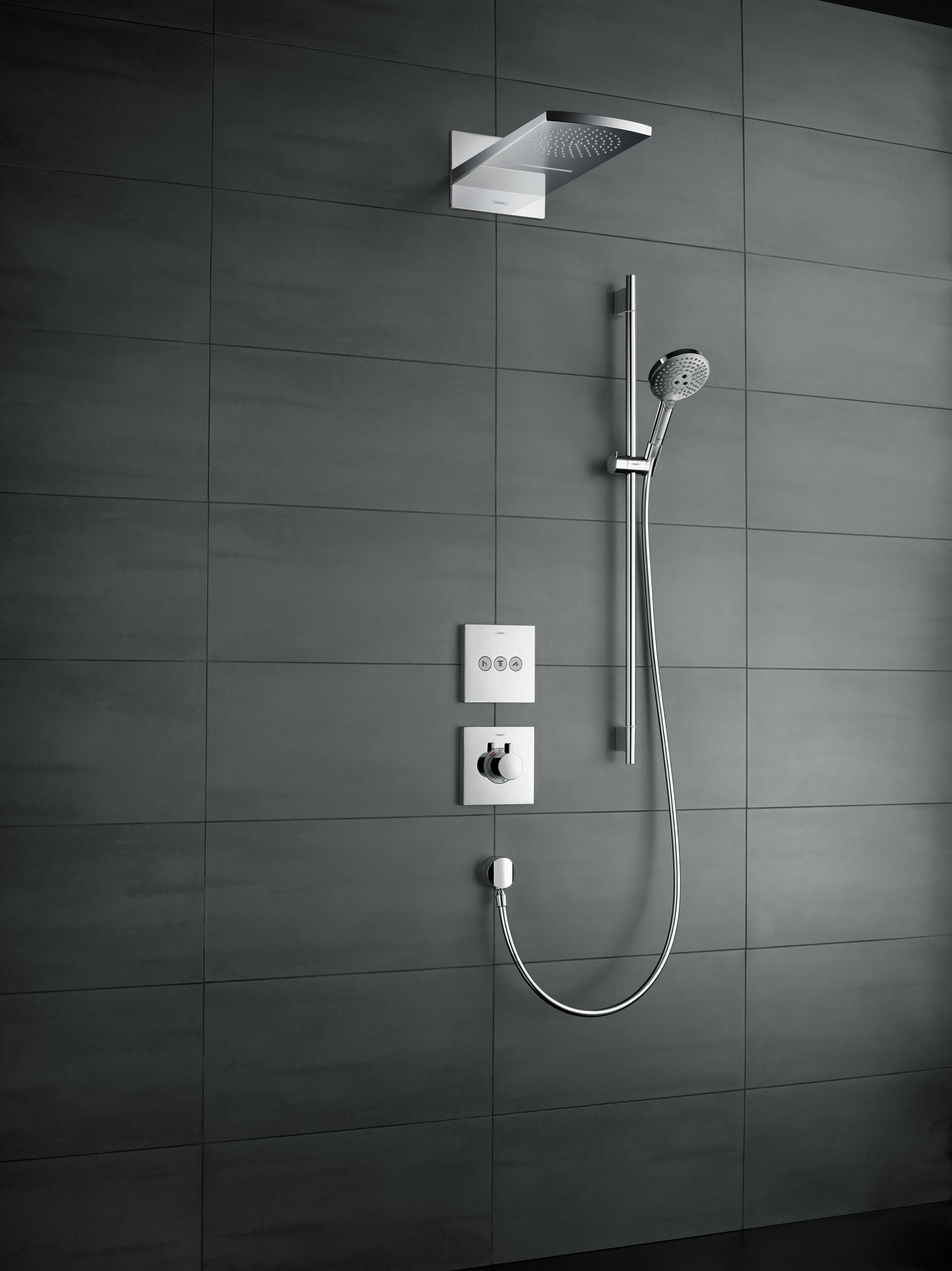 15764340 Клапан ShowerSelect, скрытого монтажа, 3 функции Hansgrohe  - Вид №1