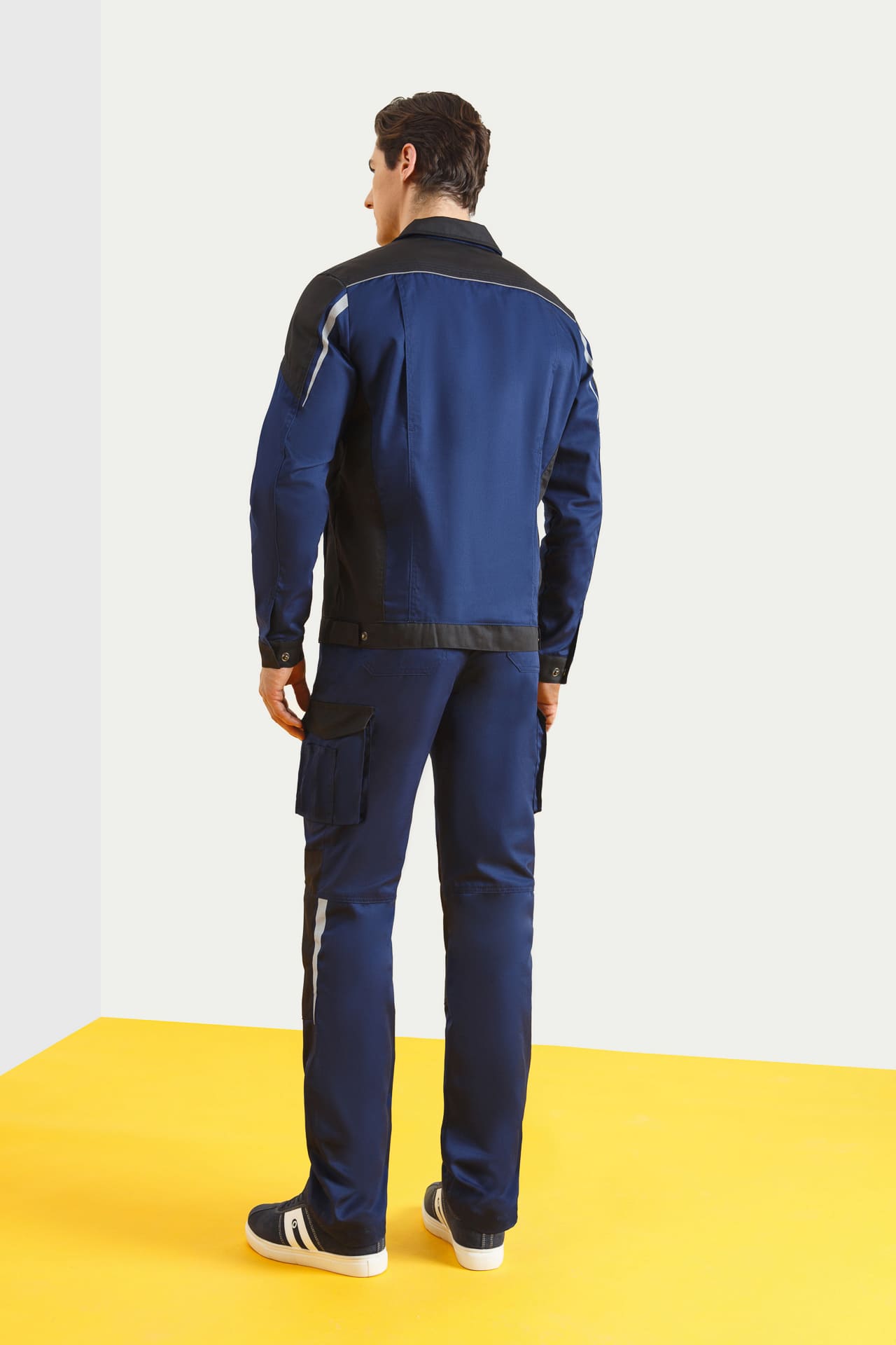 70046 Костюм  NEW темно-синий с черным STATUS  Летняя спецодежда  размер 56-58/170-176  - Вид №9