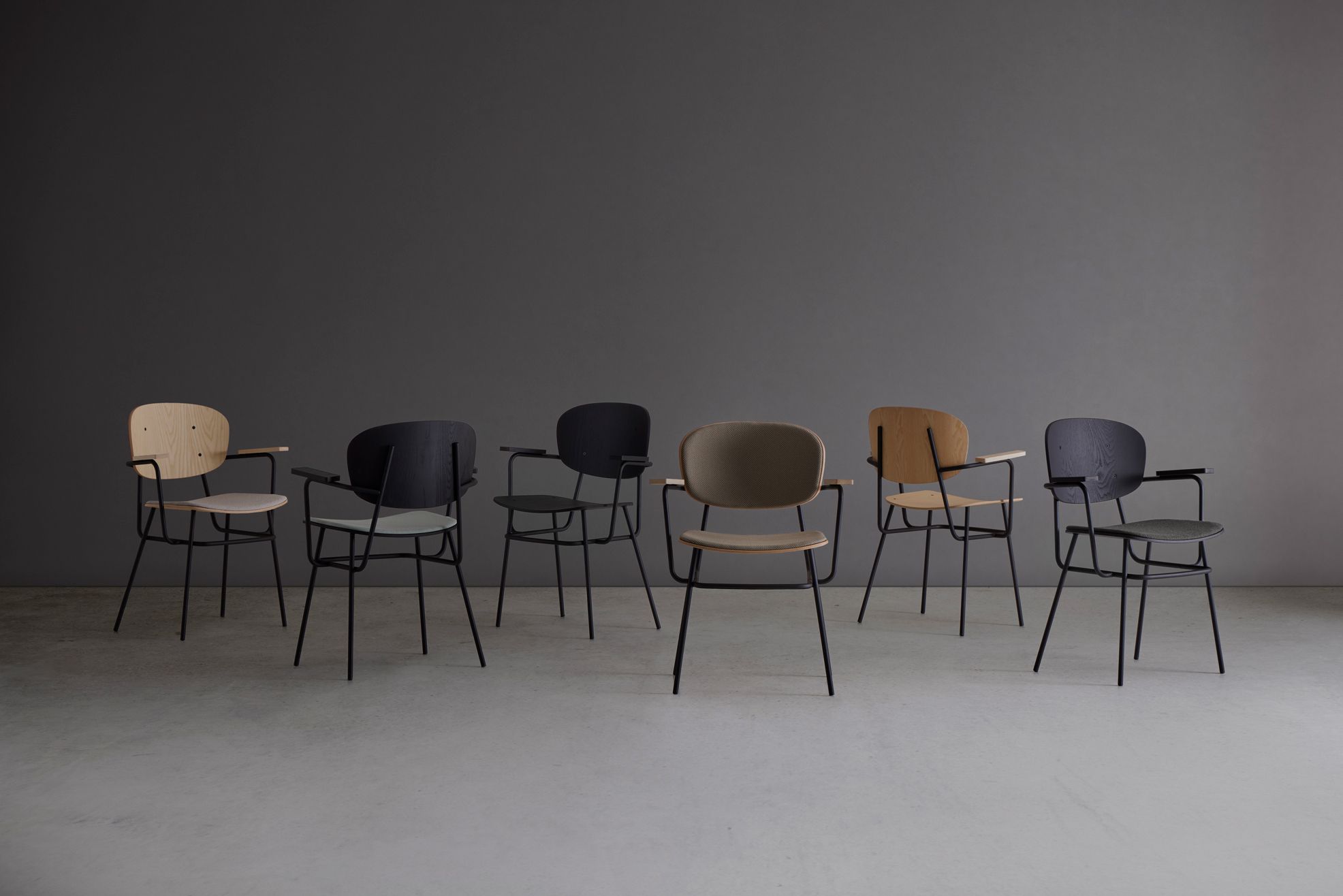 Стул из ясеня с подлокотниками и встроенной подушкой Blasco&Vila Fosca ARCH-00124056 - Вид №8