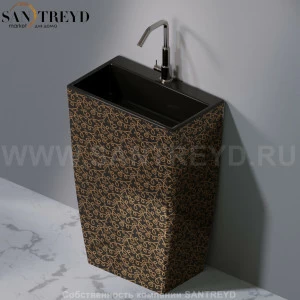 L115401G Напольная раковина стоящая прямоугольная A. e T. Italia Tower